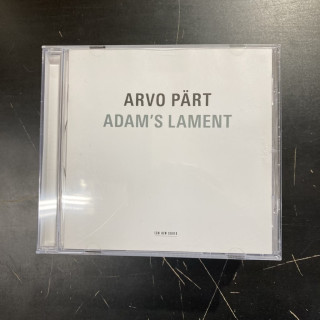Pärt - Adam's Lament CD (VG+/VG+) -klassinen-